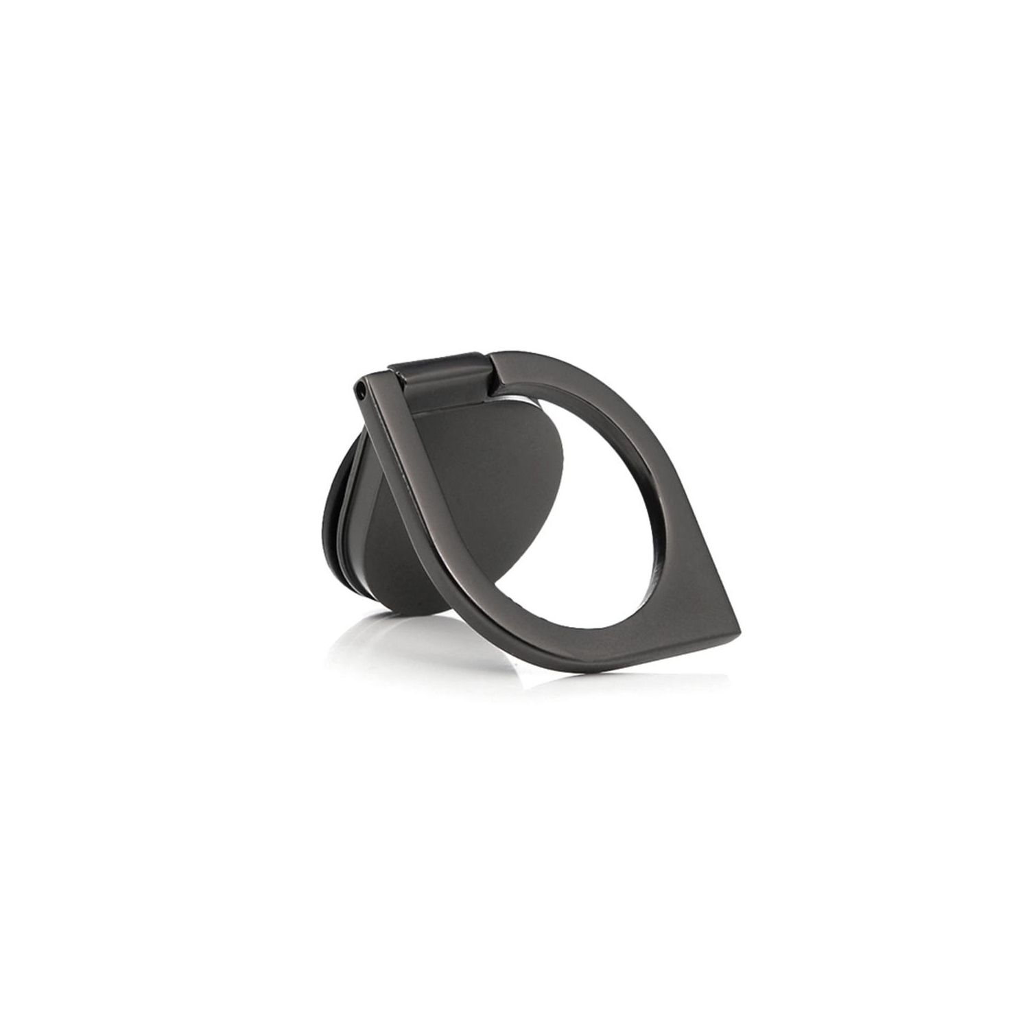 GlobalTone Metal Phone Finger Ring Holder Grey