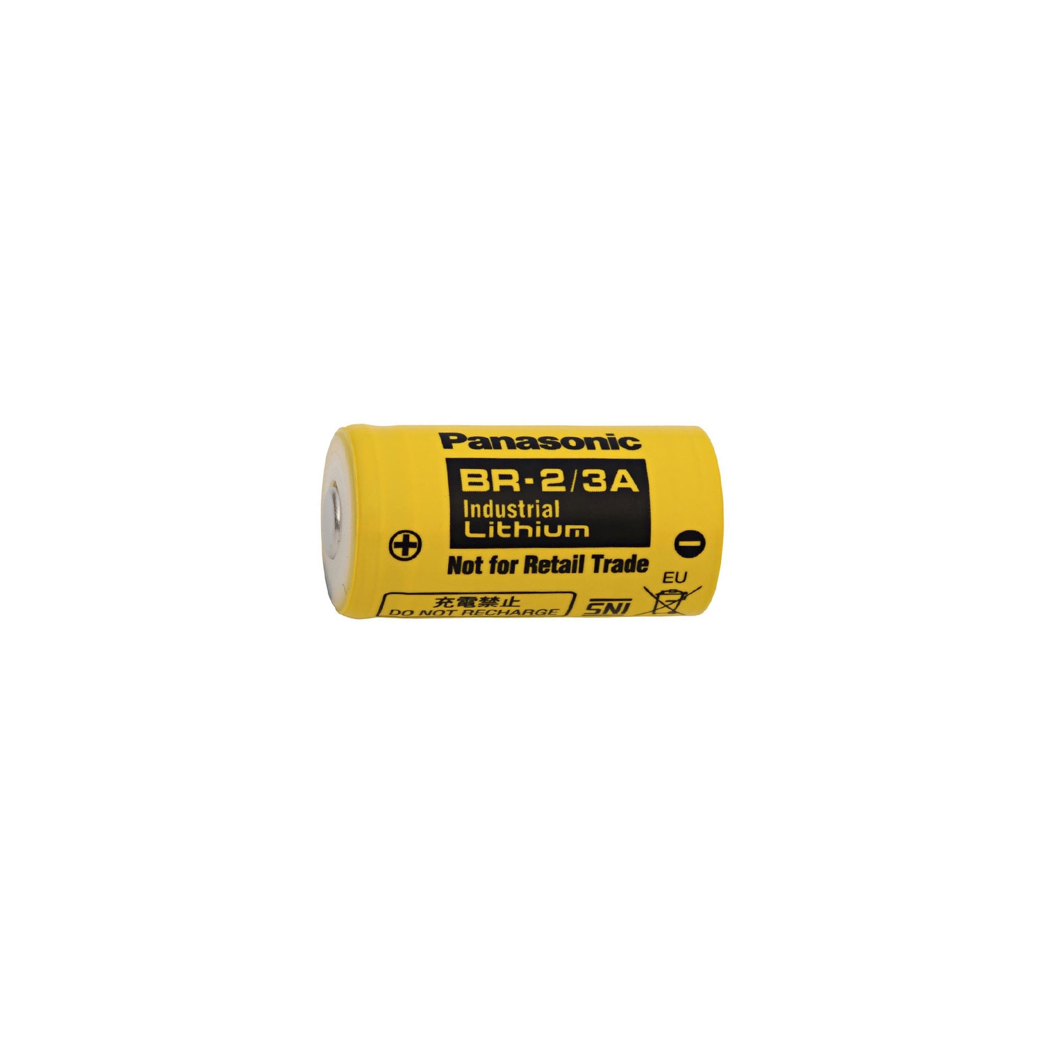 12-Pack Panasonic BR-2/3A Industrial Lithium Batteries