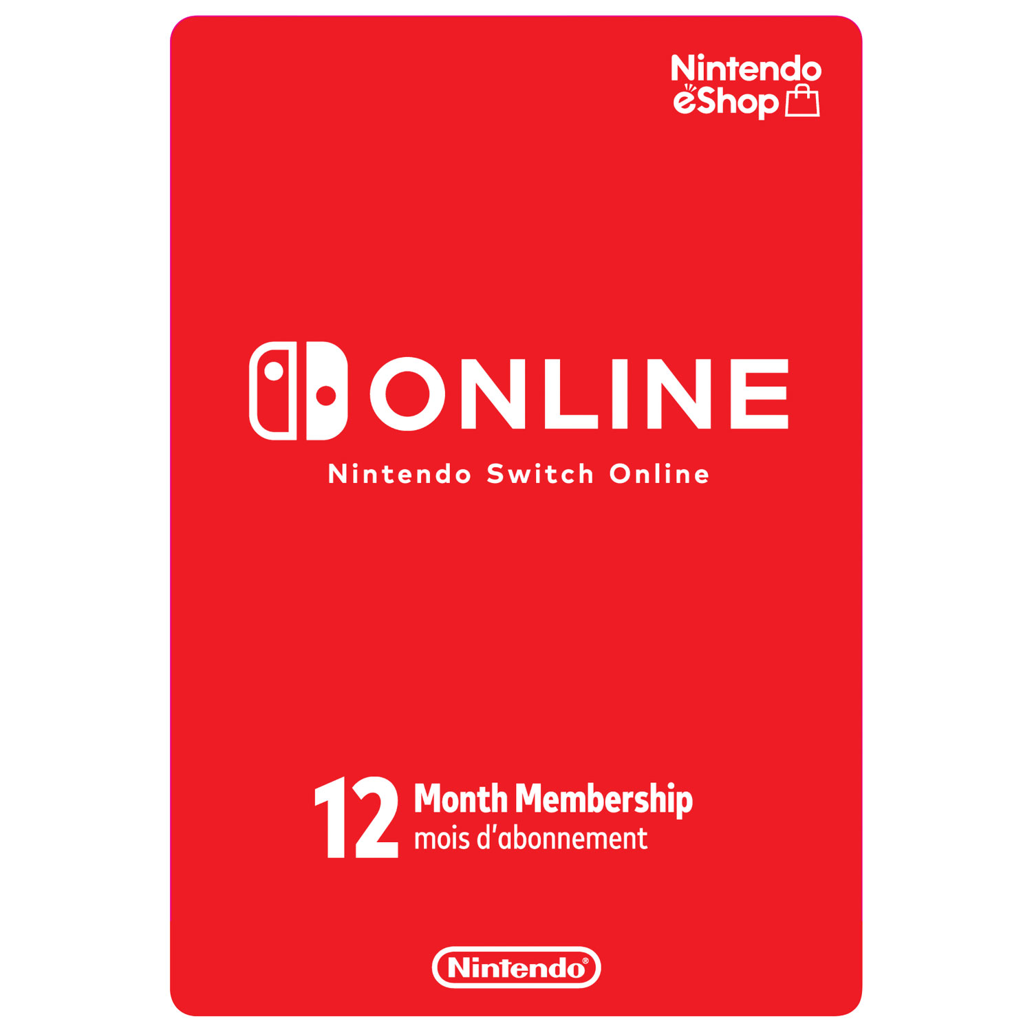 Nintendo Switch Online 12-Month Membership - Digital Download