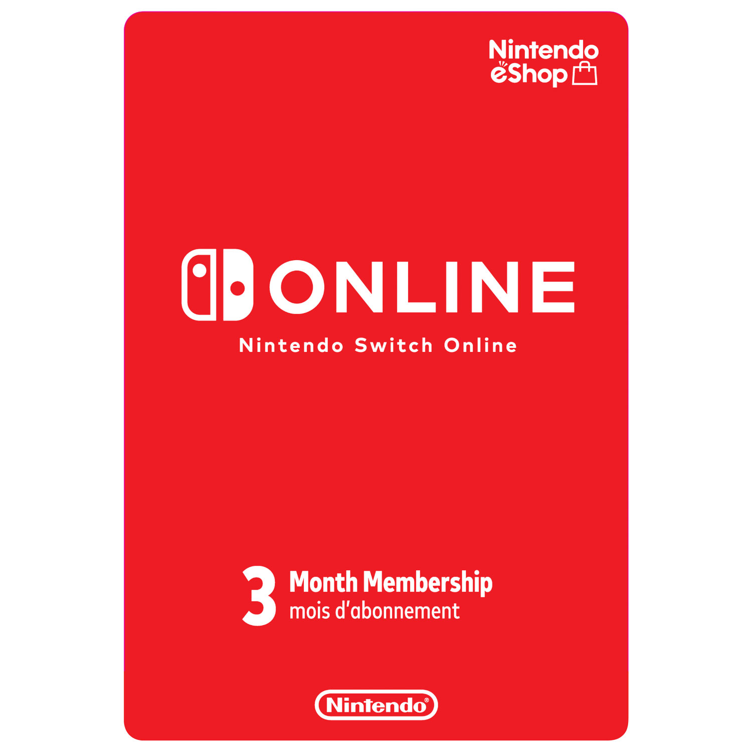 Nintendo Switch Online 3-Month Membership - Digital Download