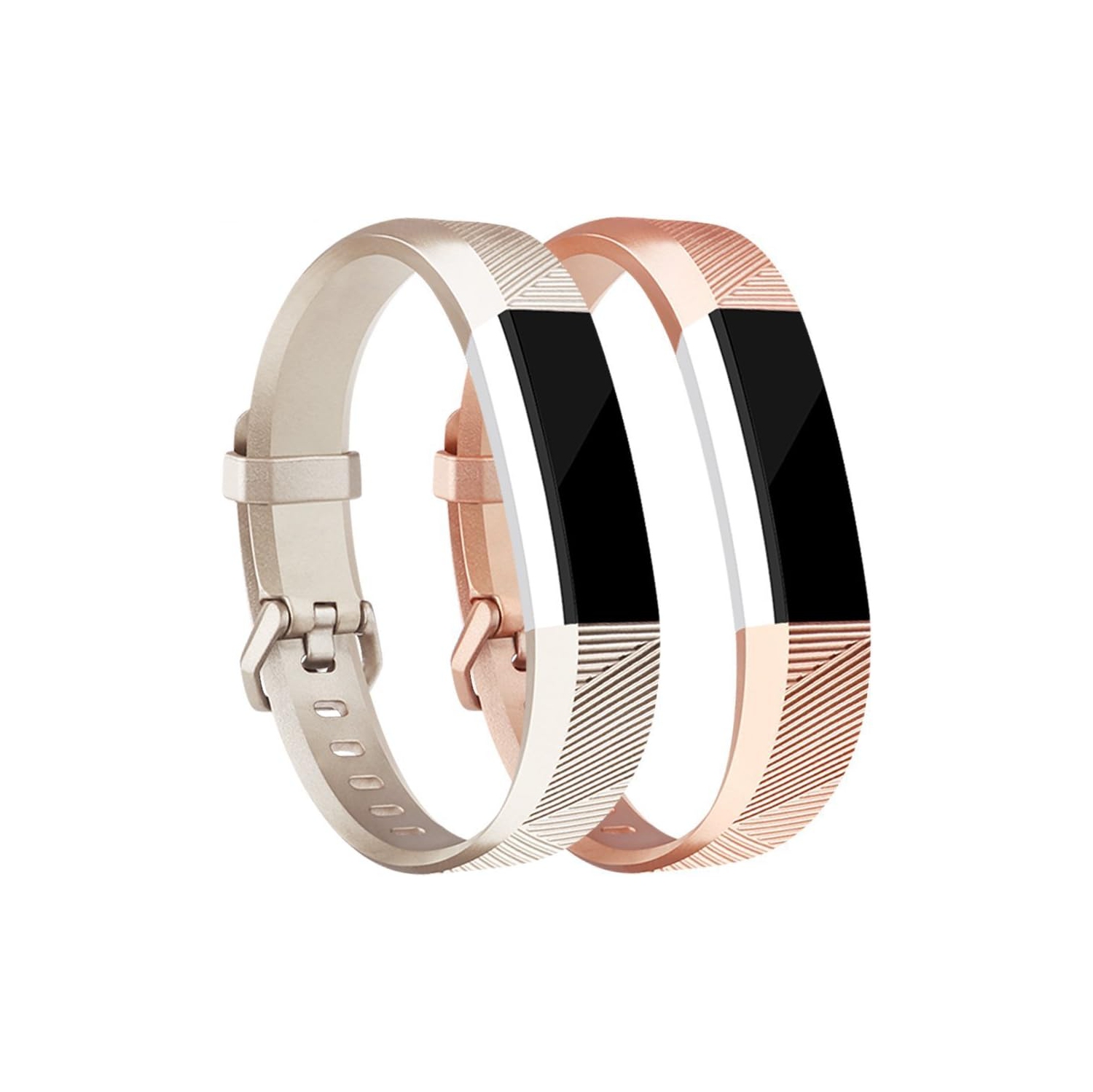 Large navor Fitbit Alta HR and Alta Bands, Vancle Classic Accessory Band Replacement Wristband for Fitbit Alta HR 2017 / Fitbit Alta 2016