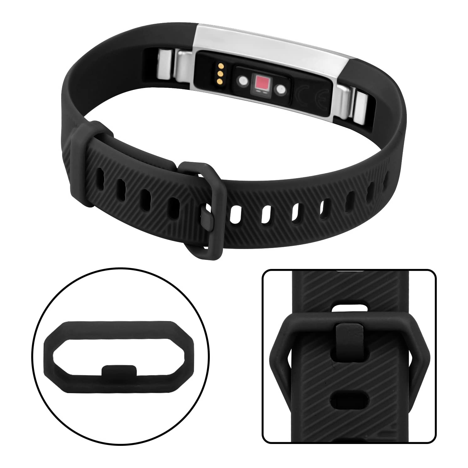 for Fitbit Alta HR Bands, Vancle Classic Accessory Band Replacement Wristband Strap for Fitbit Alta HR 2017 / Fitbit Alta 2016 Large