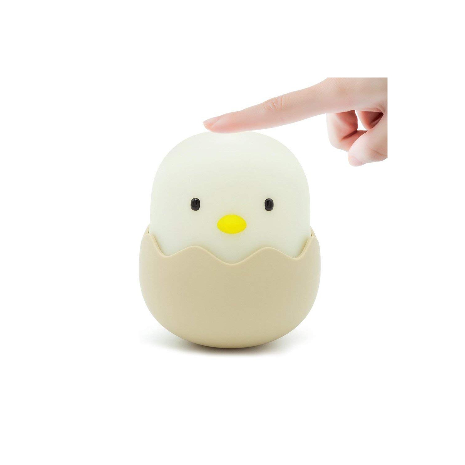 Eggshell Chick switch baby kids night light for kids silicone touch switch control USB
