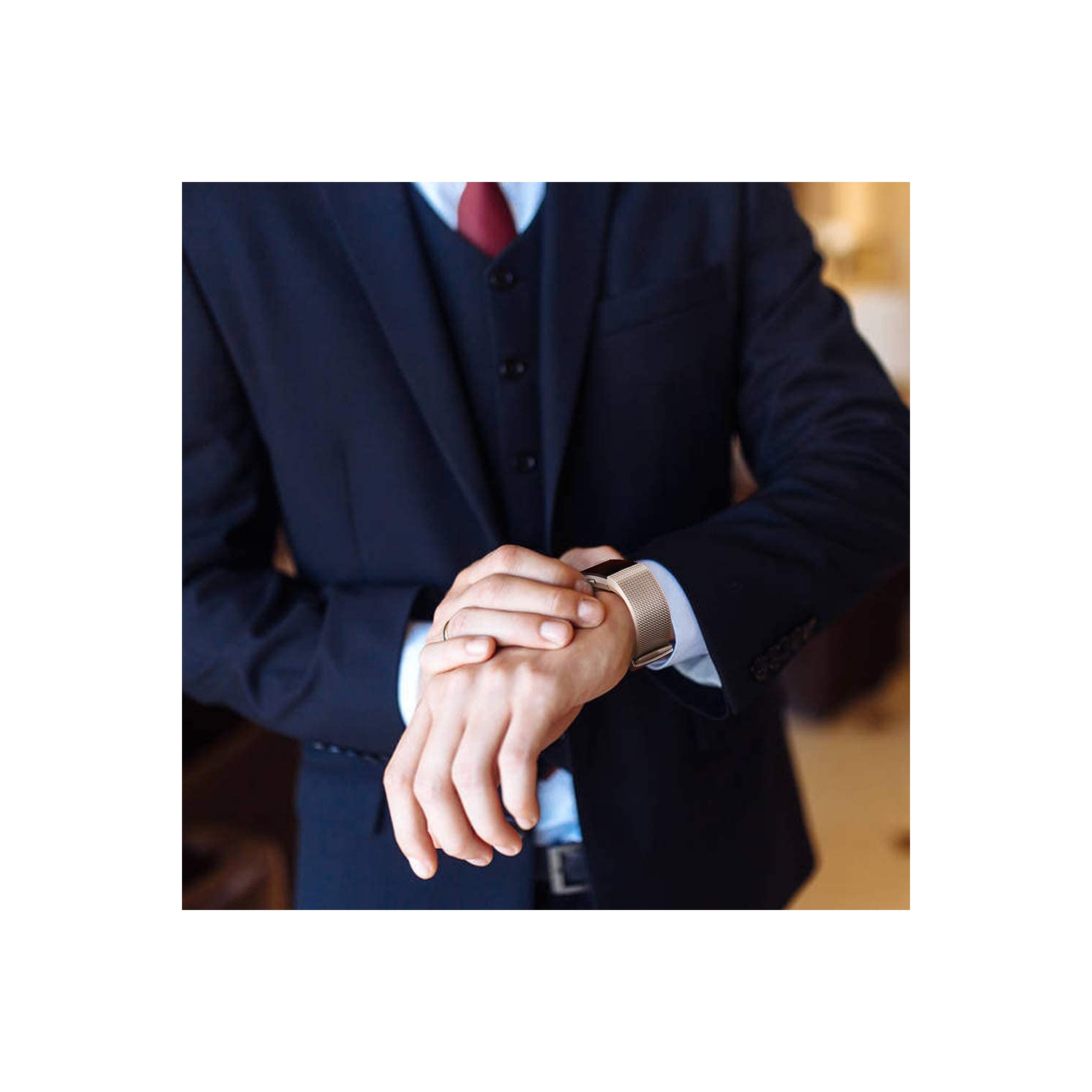 navor Replacement Bands Compatible for Fitbit Charge 2 Bands, Soft Silicone Accessory Strap for Fitbit Charge 2 Large, No Tracker