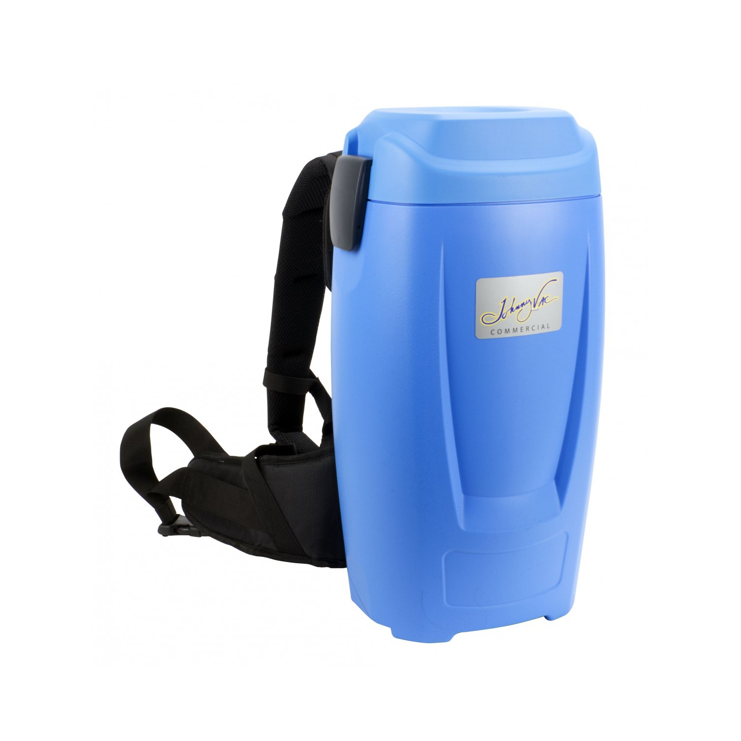 Aspirateur Backpack JVBP6 de Johnny vac. Capacité de 6 pintes, brosse pour plancher dur, brosse pour tapis, brosse à rouleau 2-en-1, prise électrique.