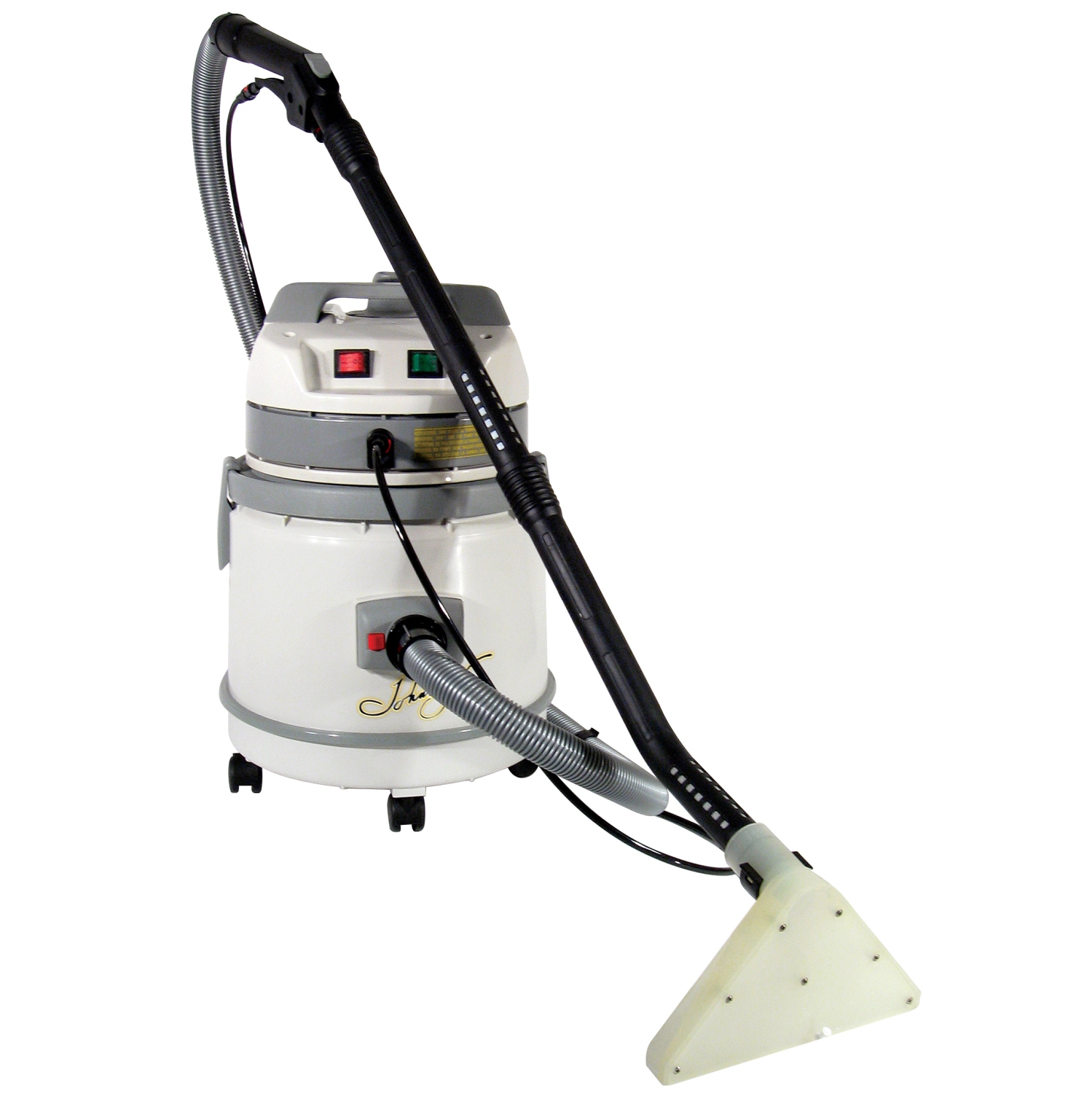 Carpet Extractor JVM15 from Johnny Vac. Stainless Steel Wand, 28.5L Tank, 1200 Watts Engin