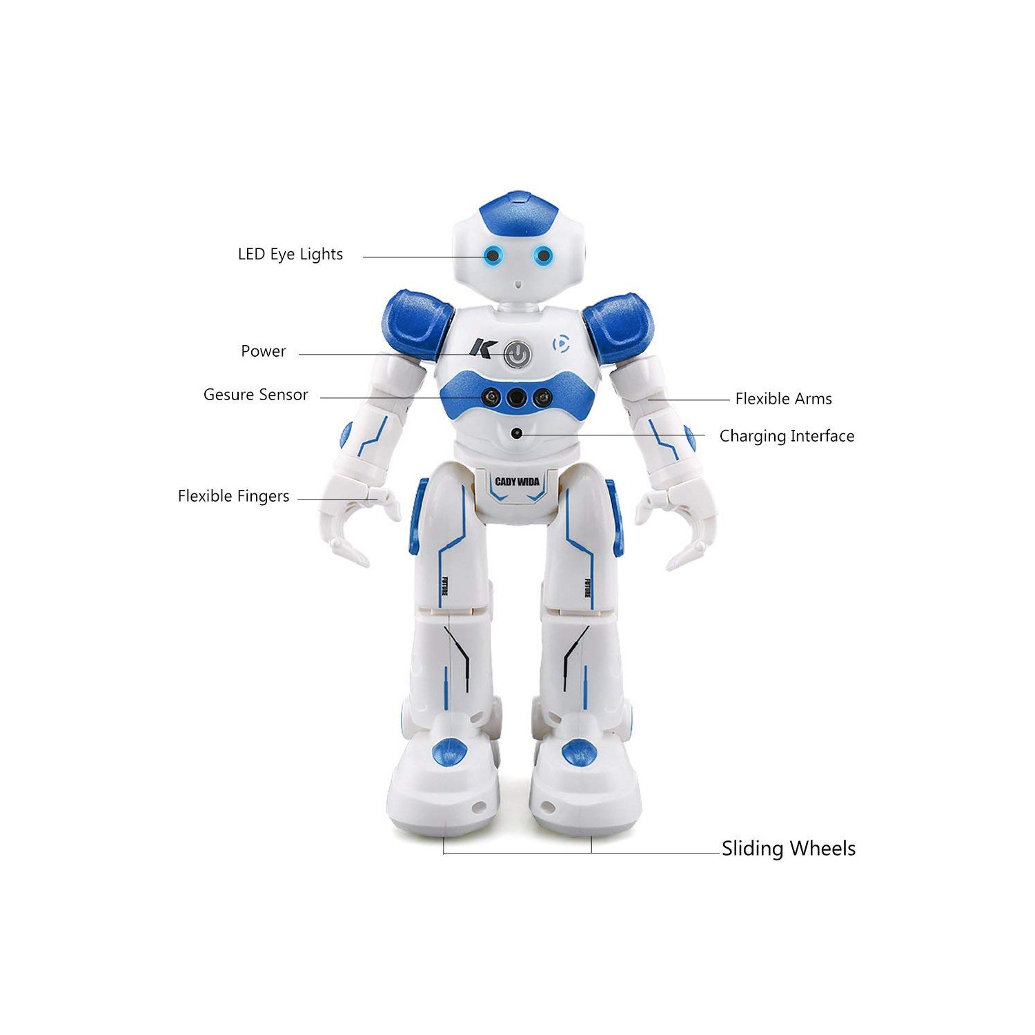 Robot téléguidé, robotique Smart Programming Gesture Robotics Humanooid Robos Kit jouets présents