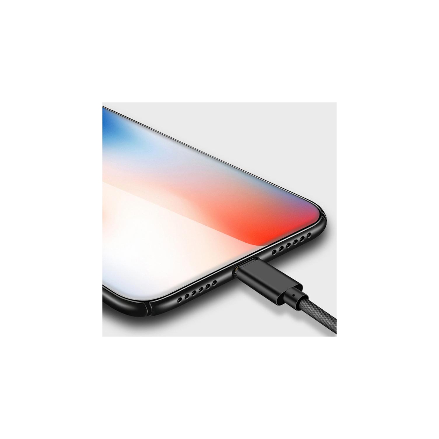 PANDACO Hard Shell Metallic Red Case for iPhone XS Max