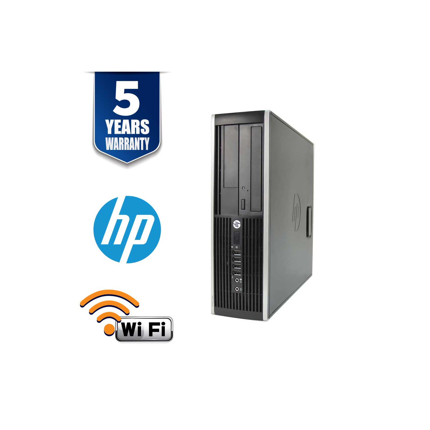 Refurbished (Good) - HP ELITE 8300 SFF I7 3770 16GB 240SSD+2TB DVD/RW WIN10 HOME USB WIFI BLUETOOTH