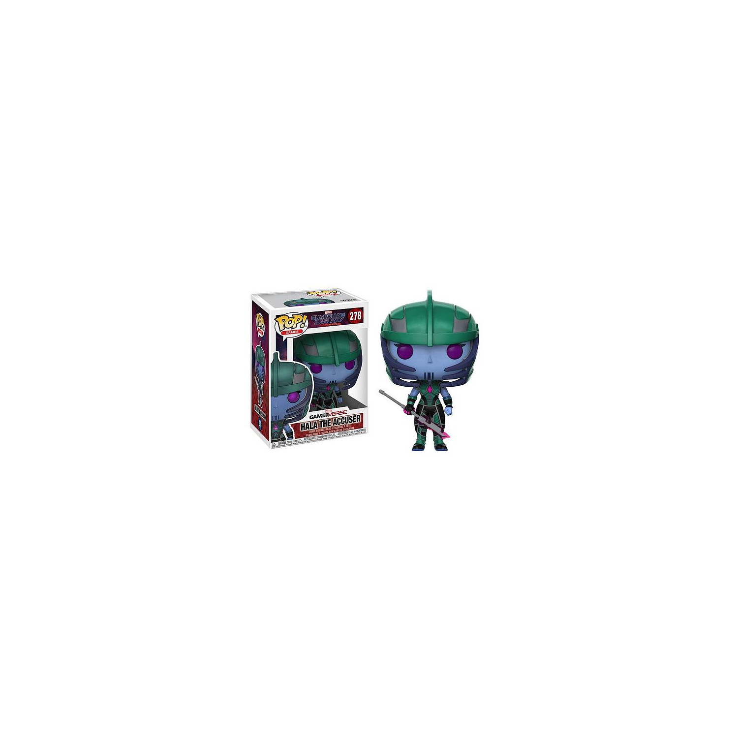 Funko POP Games Vinyl Figure Marvel Guardians of the Galaxy Gamer Universe - Hala the Accuser 278