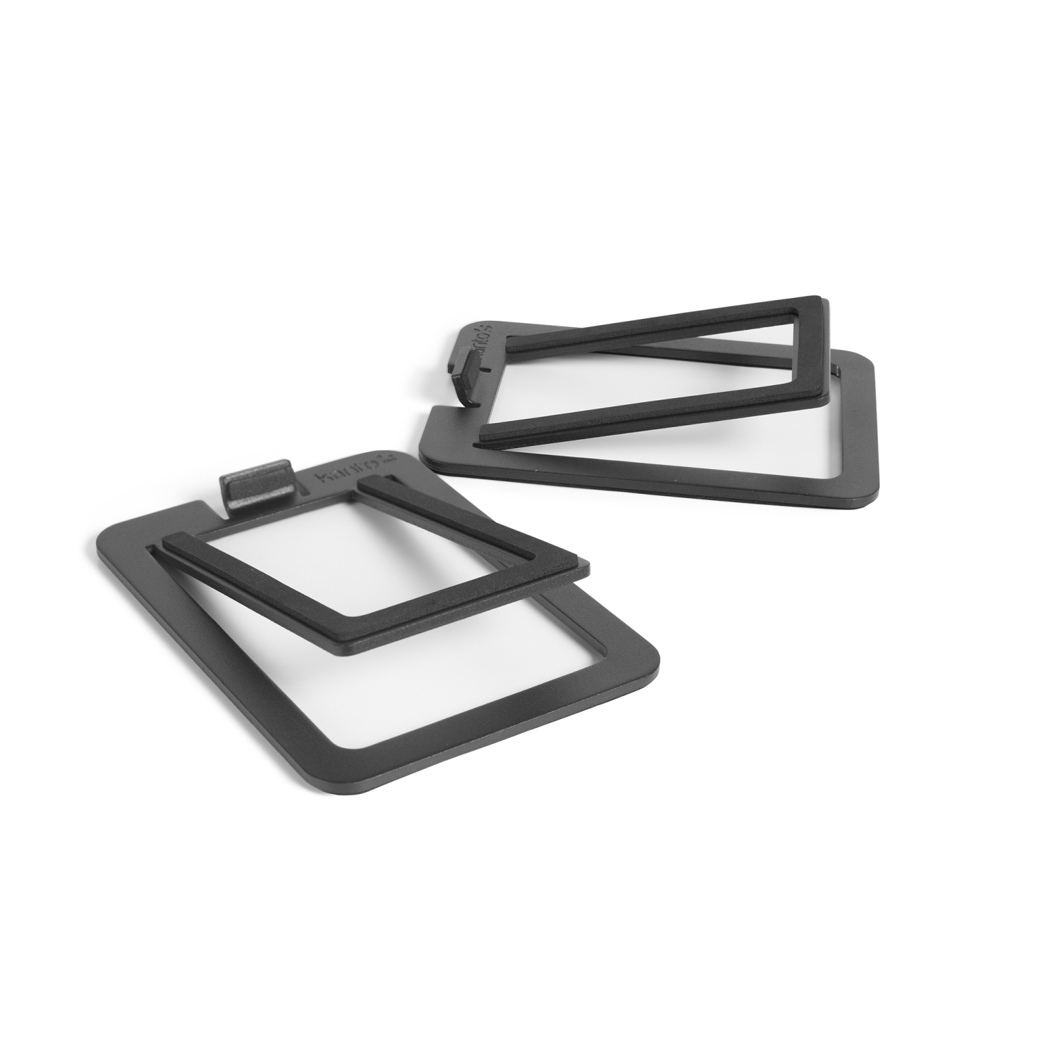 Kanto – Support pour haut-parleurs de bureau S2 pour petits haut-parleurs, noir