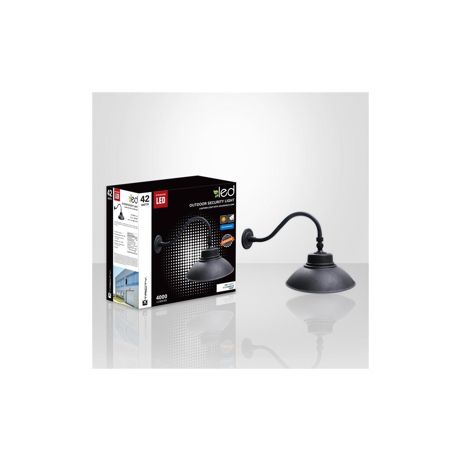 Xtricity fixture extérieur de sécurité del 14''/42w/4000l/5000k lumière du jour