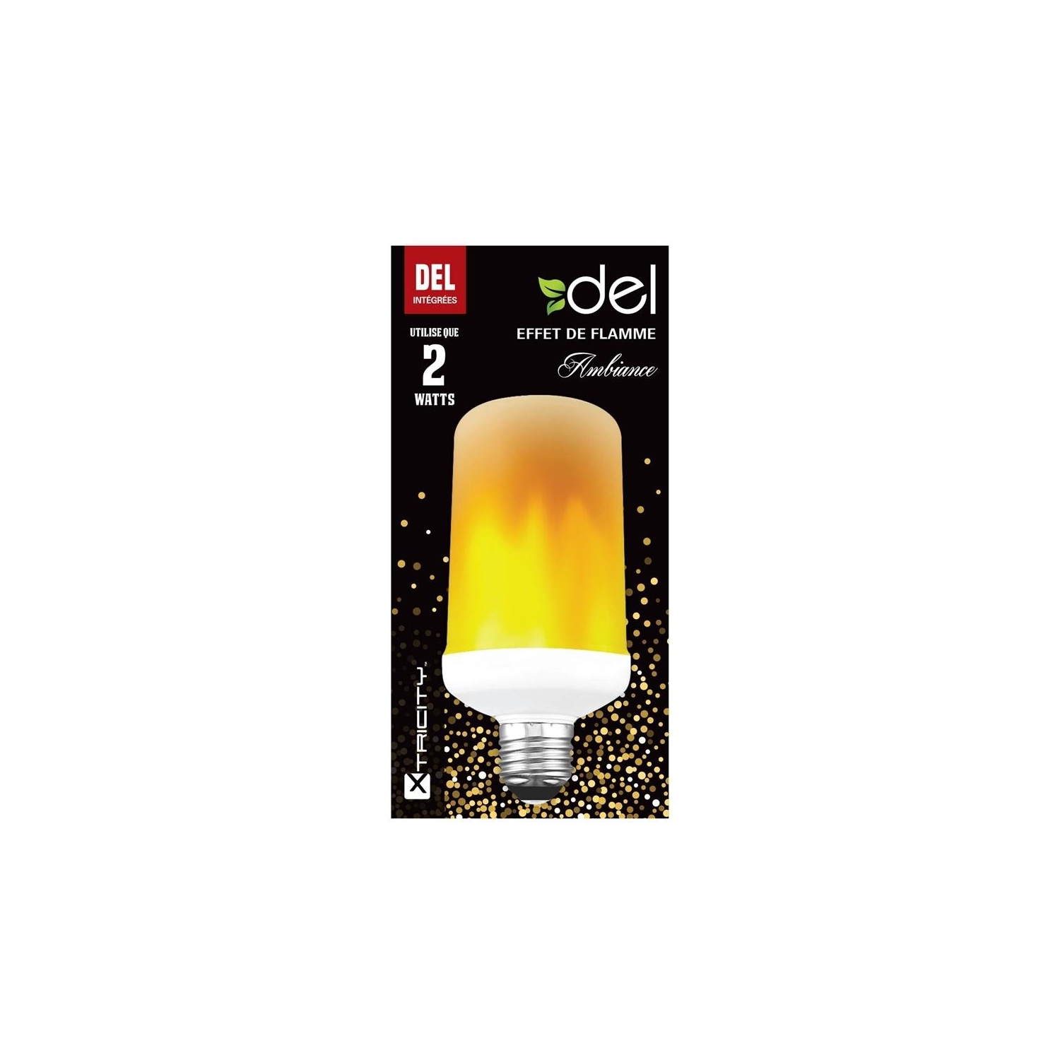 Xtricity led flame effect 2w/120v/1800k soft white