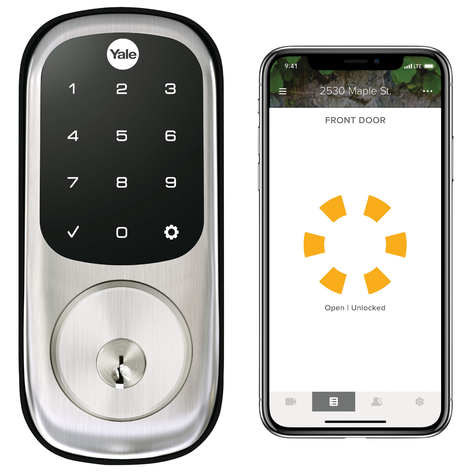 Yale Assure Touchscreen Connected By August Bluetooth Smart Lock Yale Assure Touchscreen Connected By August Bluetooth Smart Lock Nickel Only At Best Locks Door Bells Canada