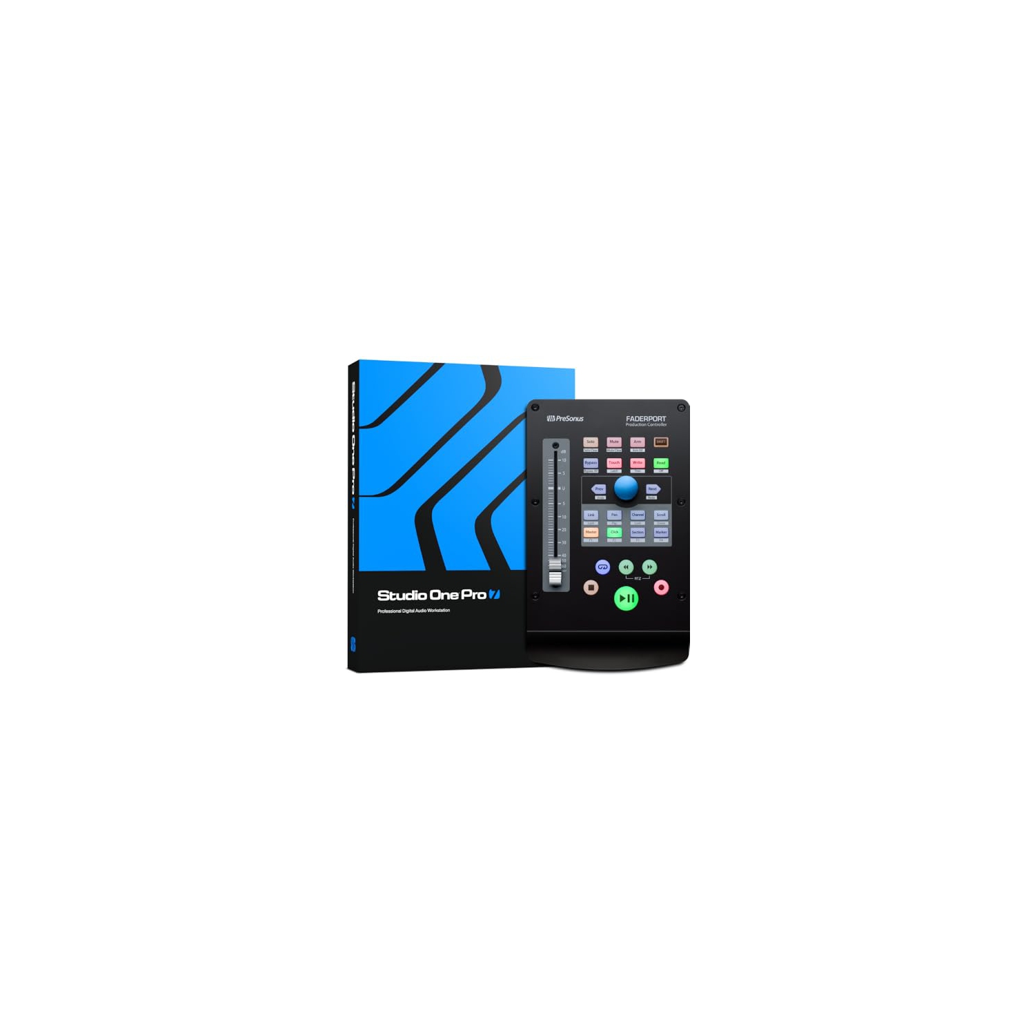 Surface de commande USB à fondu simple port FADERPORT-V2 de Presonus