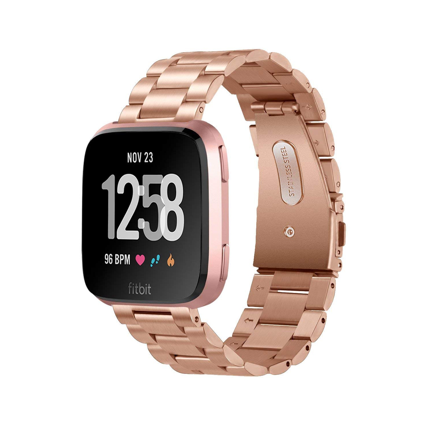 Fitbit versa stainless on sale steel