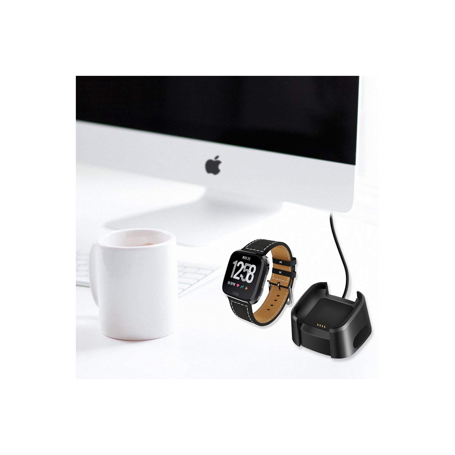 Câble de chargement haut de gamme pour Versa de Fitbit avec câble de chargement pour montre intelligente Versa de Fitbit