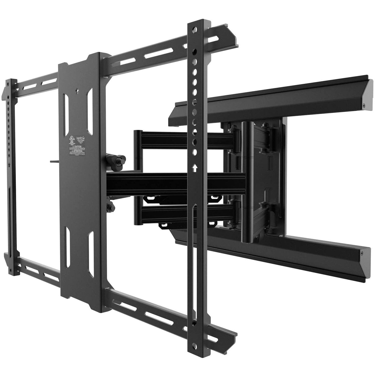 Kanto PMX660 Pro Series Full Motion TV Wall Mount with Adjustable Offset for 37" - 80" TVs - Extends 22"