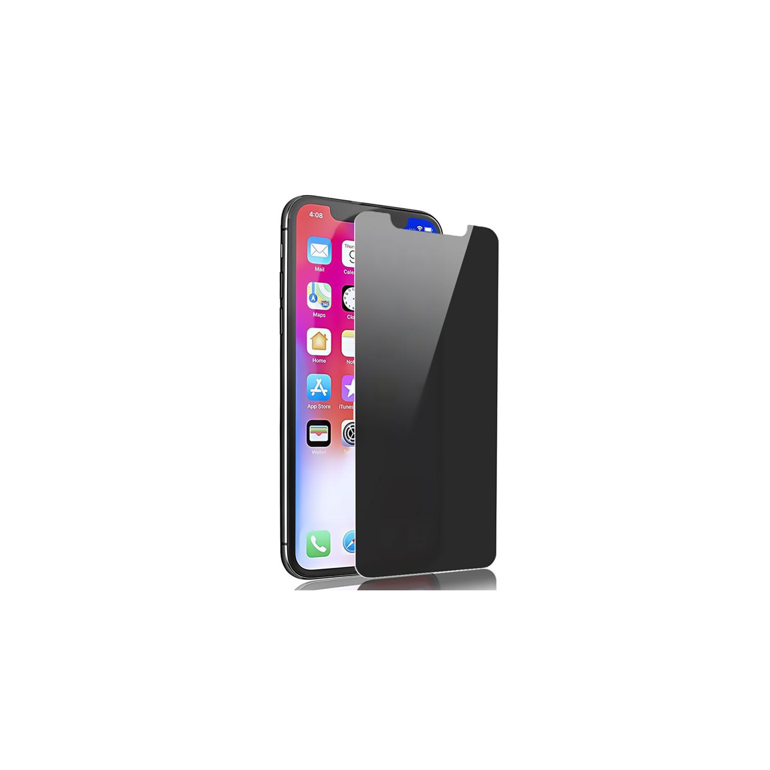 PANDACO Privacy Tempered Glass Ultra Thin Screen Protector for iPhone Xs Max