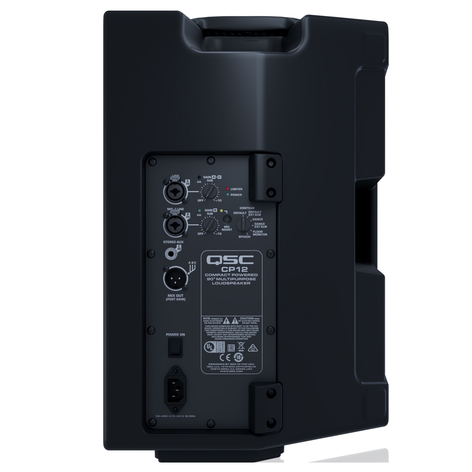 QSC CP12 haut-parleur 12&nbsp;po 1000&nbsp;W