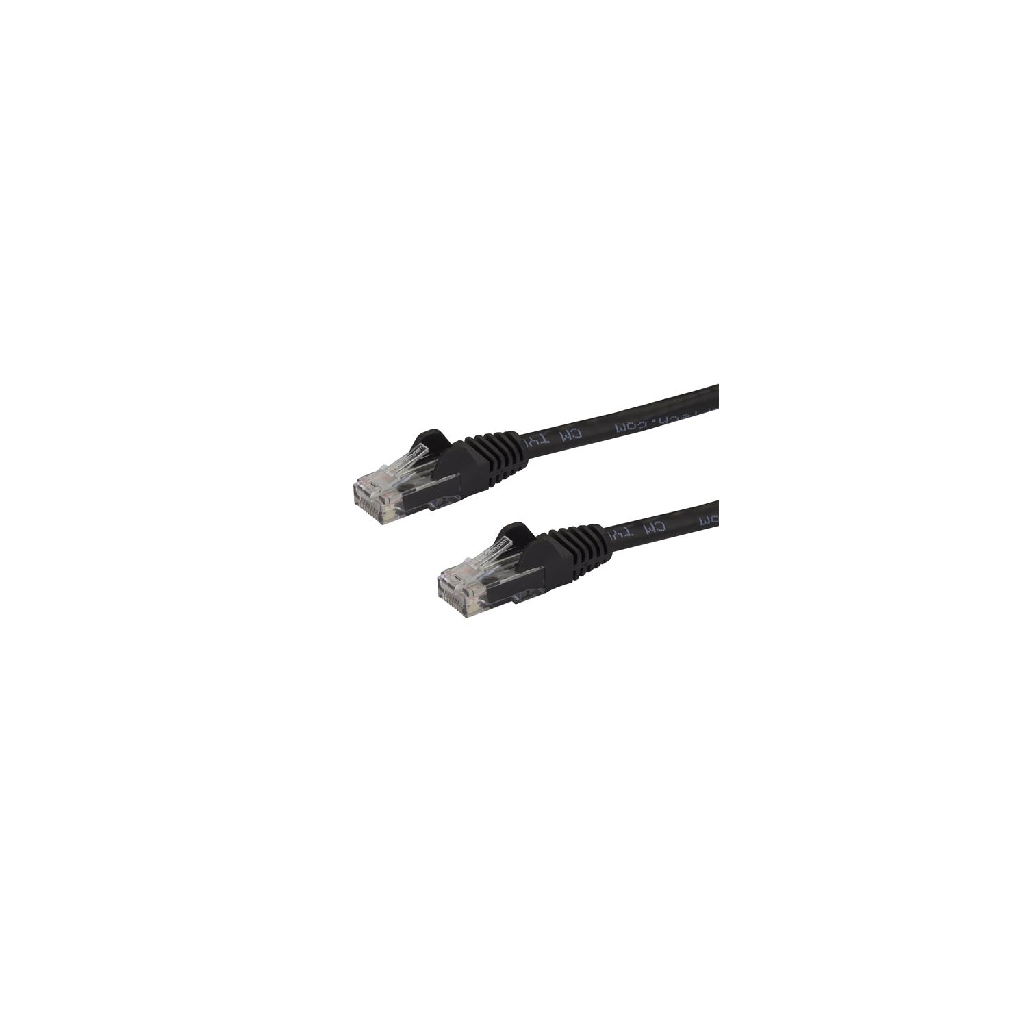 StarTech 6in Black Cat6 / Cat 6 Snagless Ethernet Patch Cable 6 inch