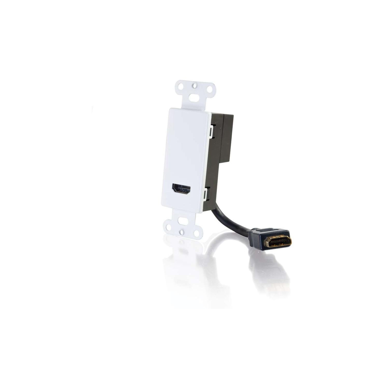 ORTRONICS HDMI DECORA PAASSTHROUGH BLANC