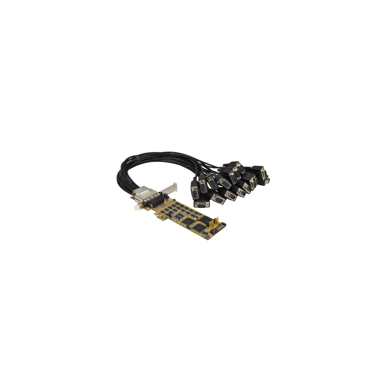 StarTech 16 Port PCI Express Serial Card - High-Speed PCIe Serial Card