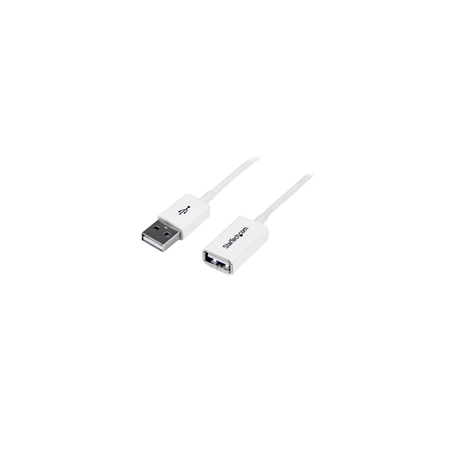 StarTech White USB 2.0 Extension Cable A to A - M/F