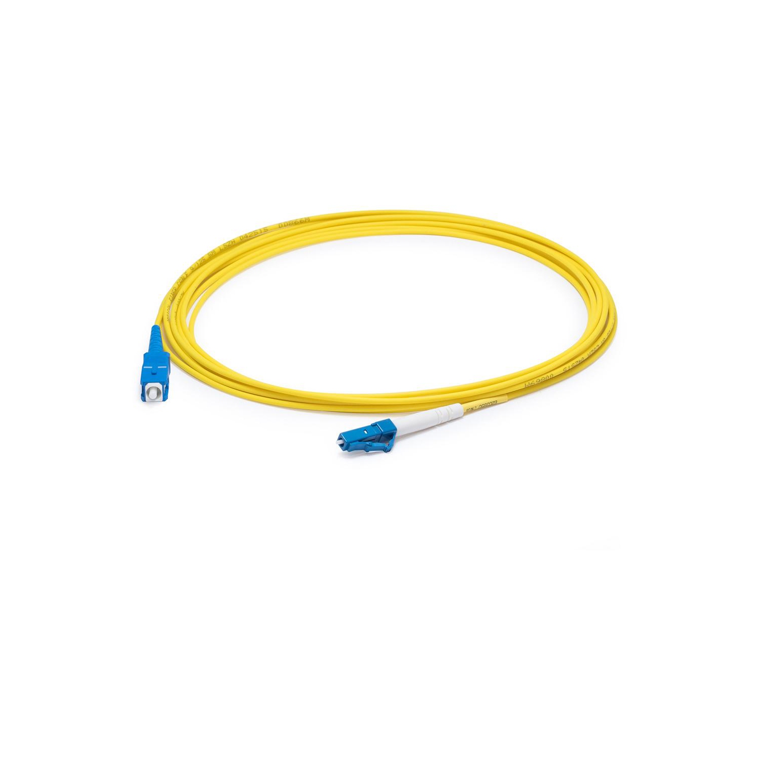 CÂBLE DE RACCORDEMENT SIMPLEX JAUNE LC À SC OS2 DE HP