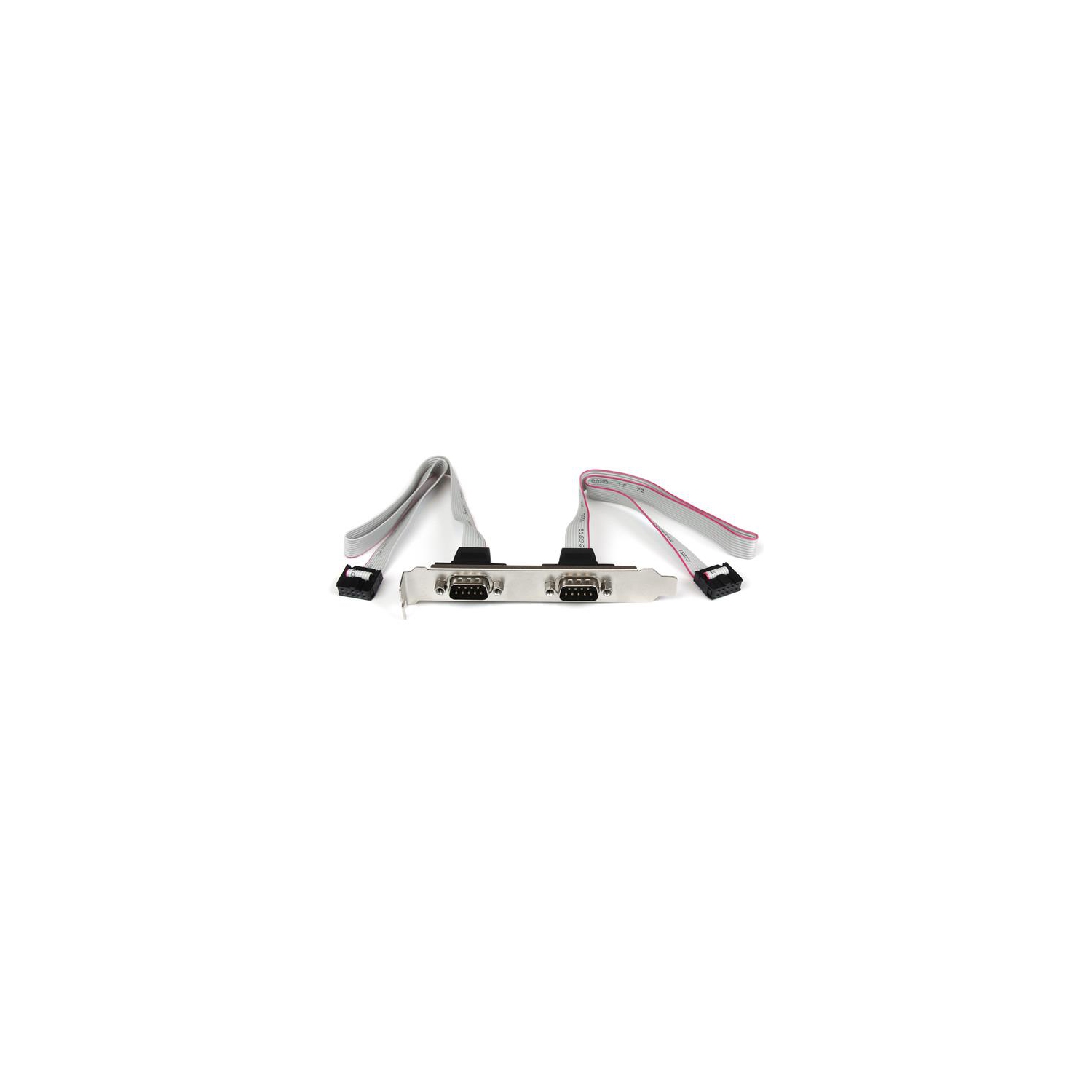 StarTech 2 Port 16in DB9 Serial Port Bracket to 10 Pin Header