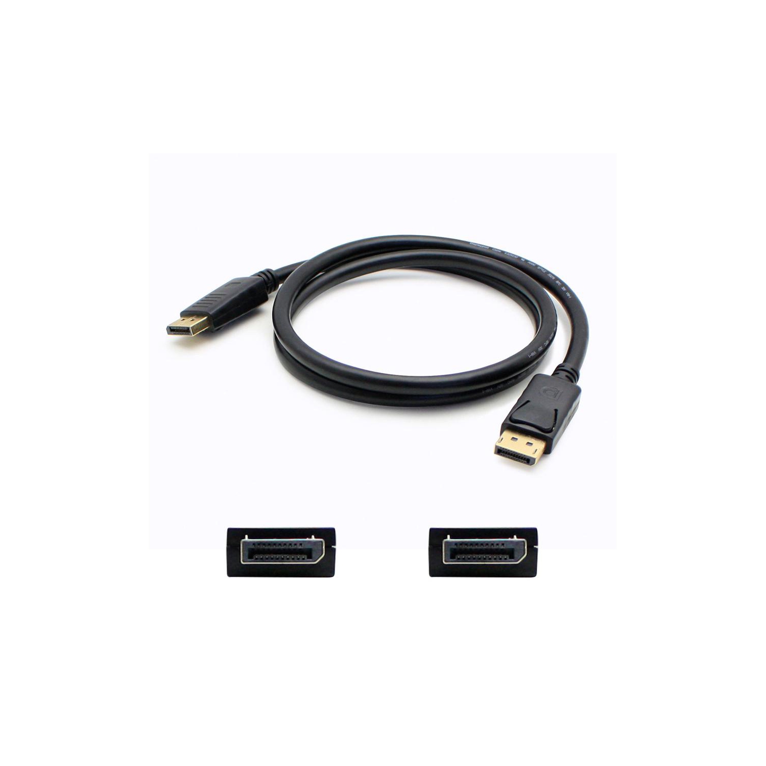 HP 3.0FT DP M/M BLACK CABLE
