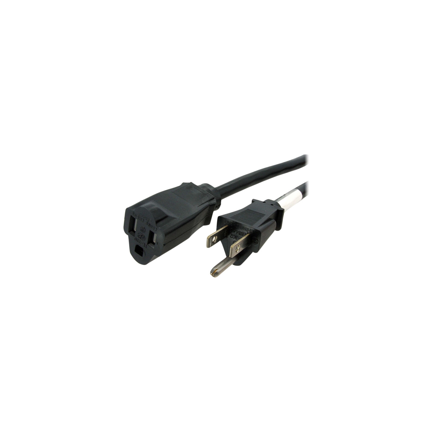 25ft computer power cord extension cable extends your existing power connection.