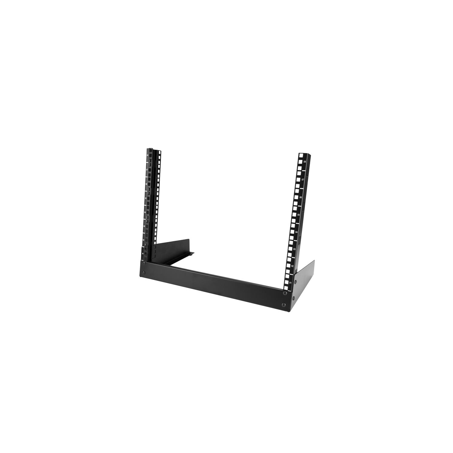 StarTech 8U Desktop Rack - 19 in. 2-Post Open Frame Rack