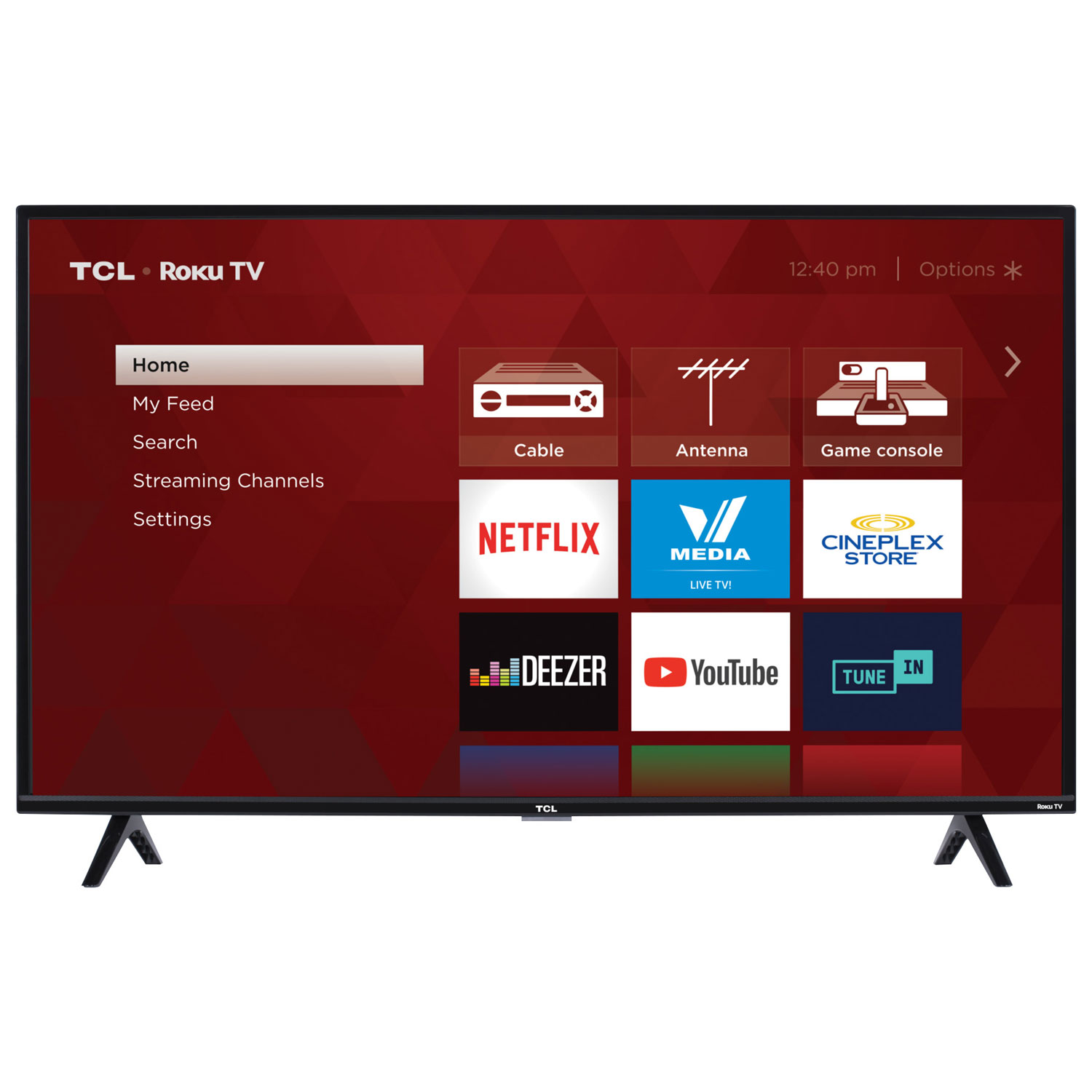TCL 3-Series 40" 1080p HD LED Roku OS Smart TV (40S325-CA)
