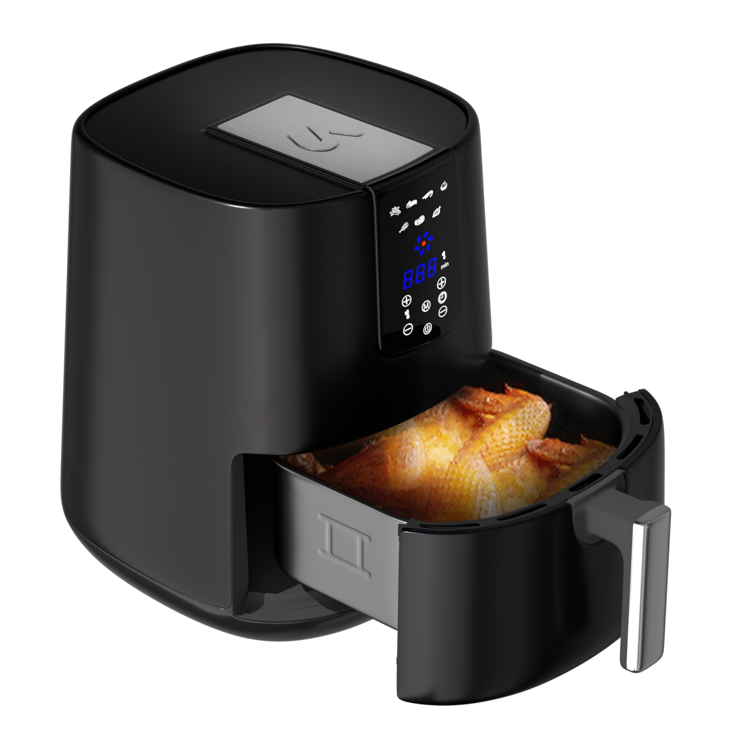 Uber Appliance 5 qt. Digital Programmable Air Fryer in Black