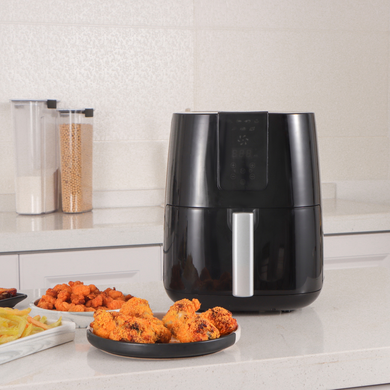 Uber Appliance 5 qt. Digital Programmable Air Fryer in Black