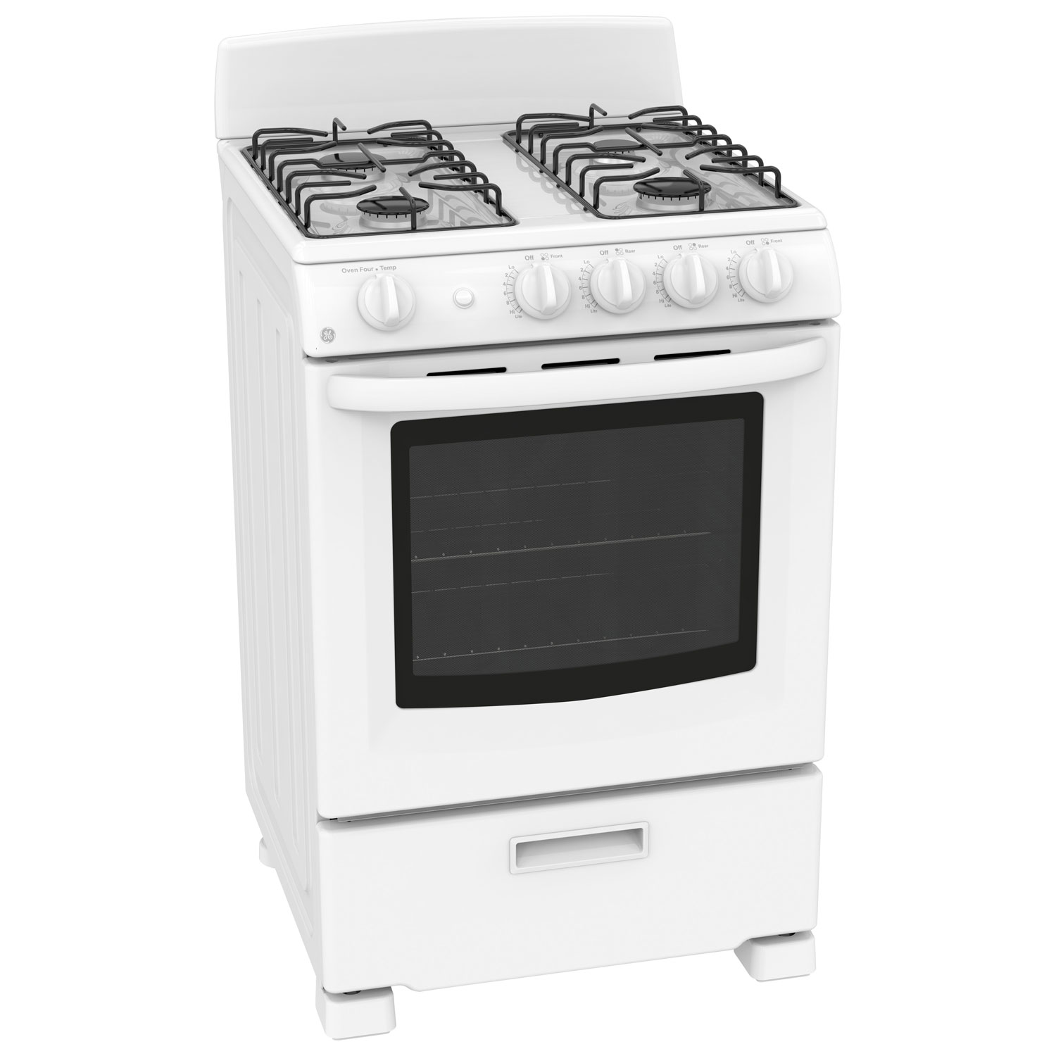 GE 24" 2.9 Cu. Ft. Freestanding Gas Range - White