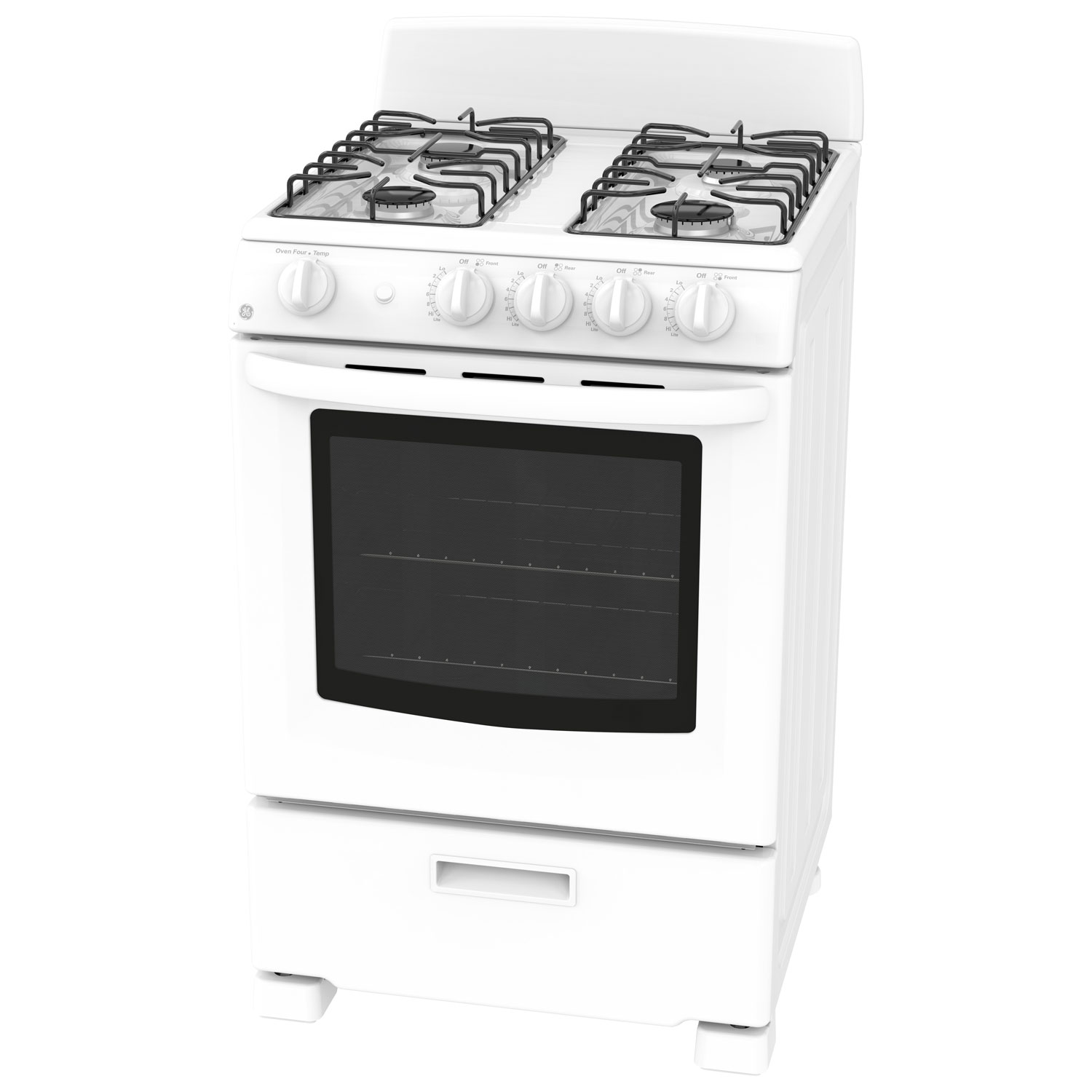 GE 24" 2.9 Cu. Ft. Freestanding Gas Range - White