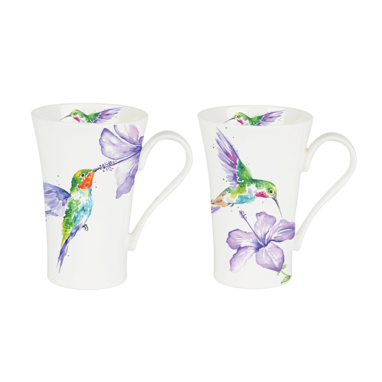 Roy Kirkham Latte Mugs - Humming Birds 600ml