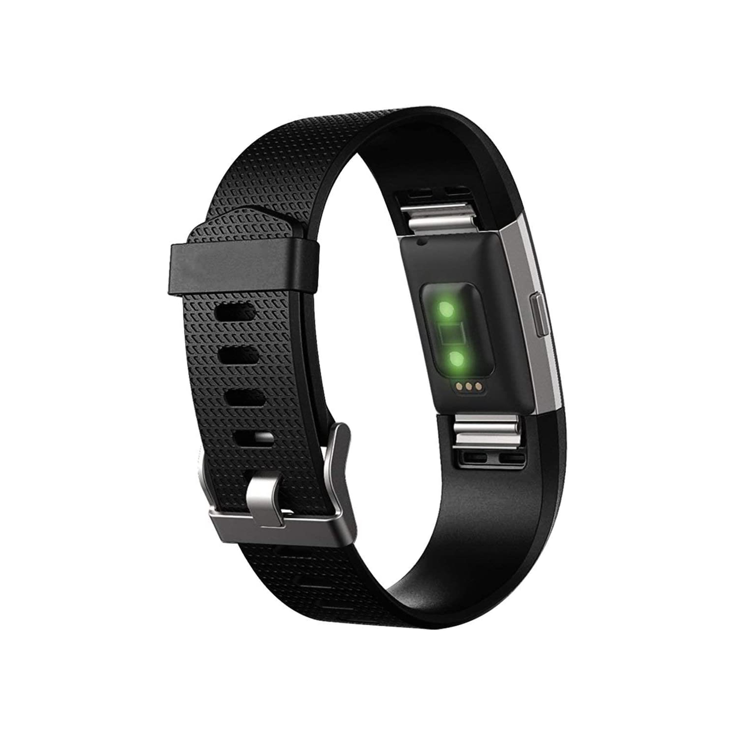 2 Pack Sport Band Compatible with Fitbit Charge 2 Bands, Adjustable Replacement Sport Strap Wristband for Fitbit Charge 2 Smartwatch Heart Rate