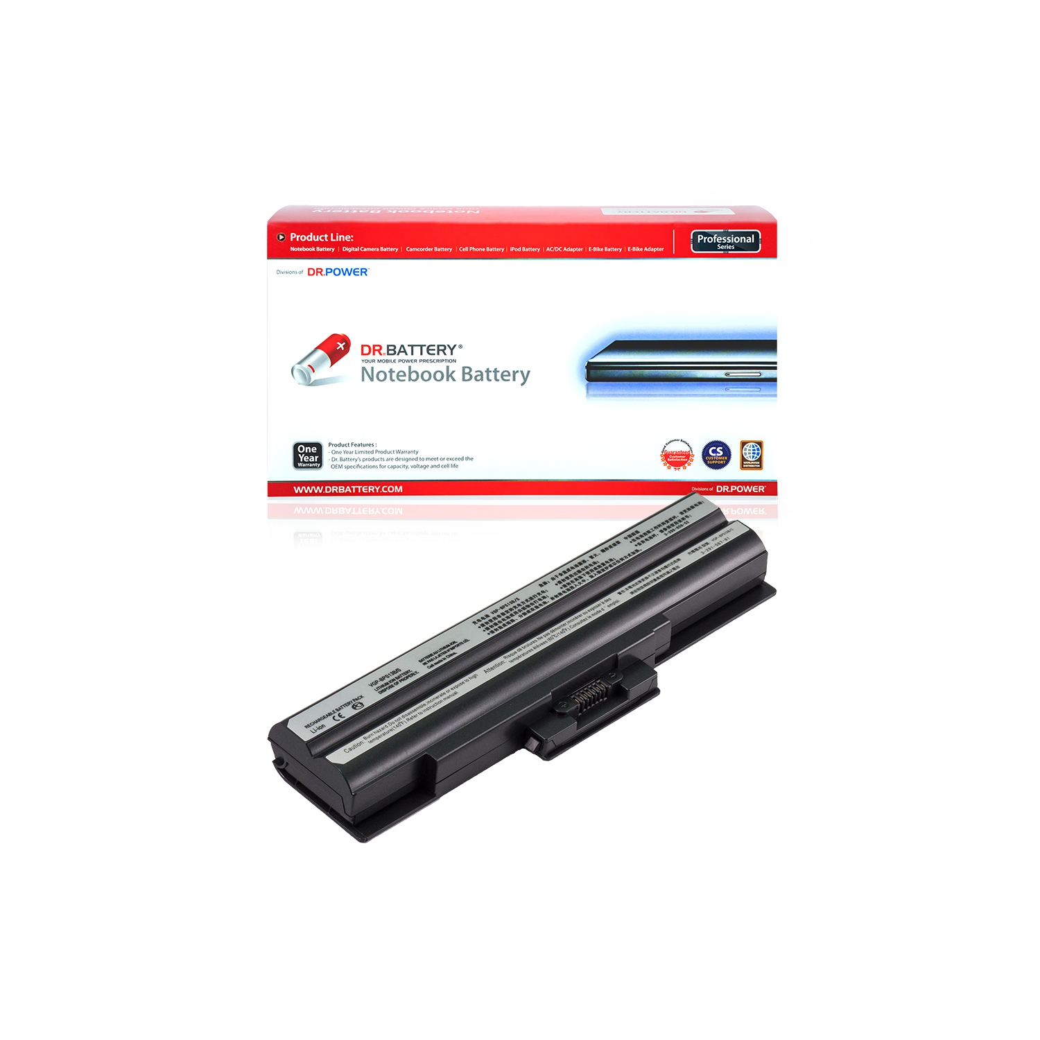 Laptop Battery Replacement for Sony VAIO VGN-AW110J/H, VGP-BPS13, VGP-BPS13/S, VGP-BPS13A/Q, VGP-BPS13B/B, VGP-BSP13/S