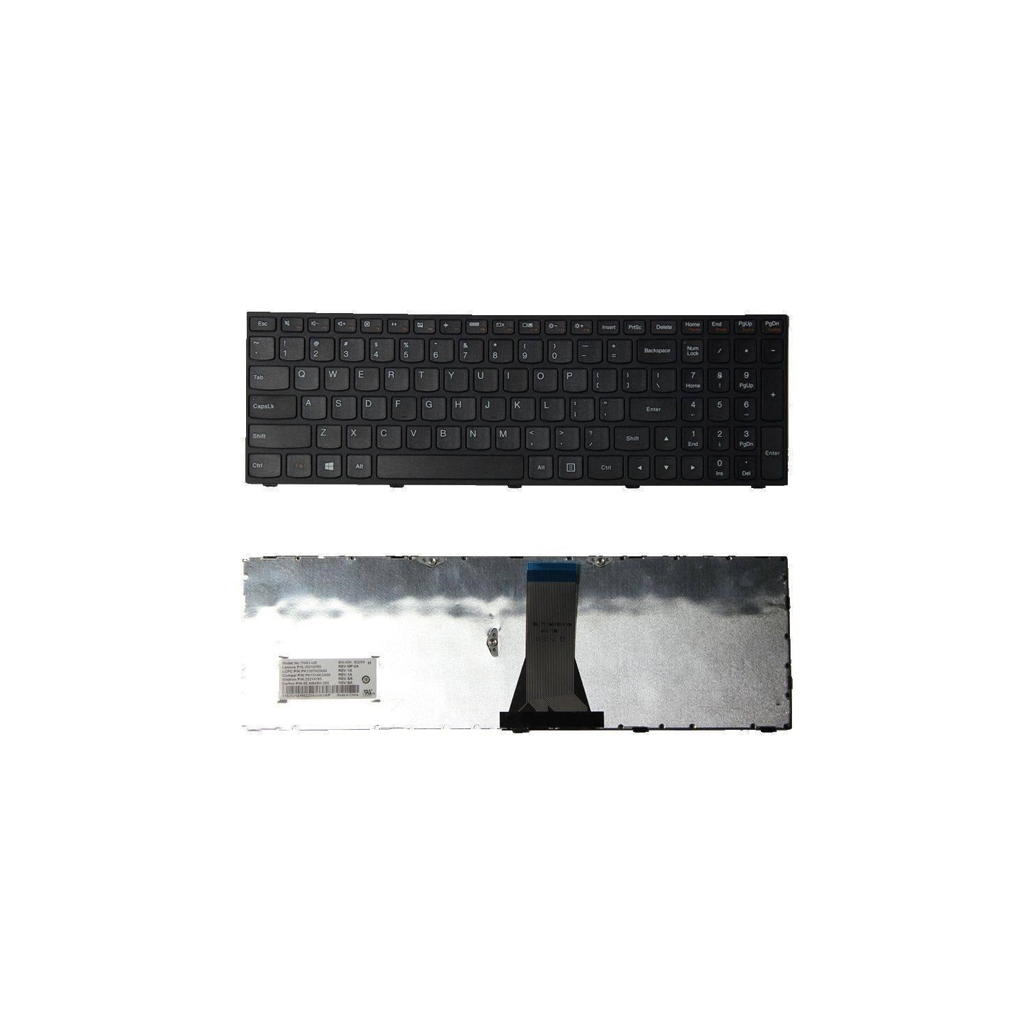 New Lenovo G50 G50-30 G50-45 G50-70 G50-70M G50-80 US keyboard with frame 25214755 PK1314K3A00