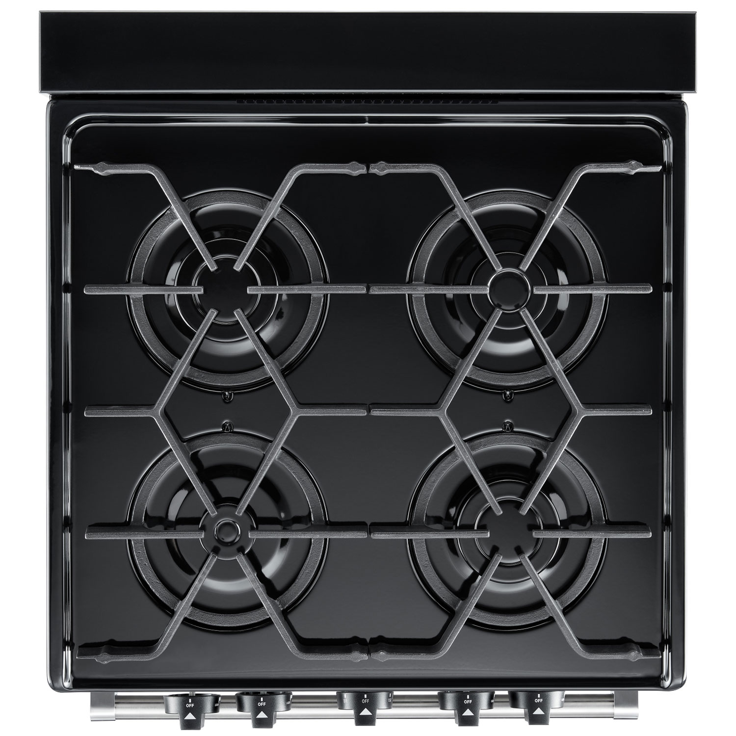 Cuisinière autonome à gaz autonettoyante 24 po 3 pi³ de Whirlpool - Acier inoxydable
