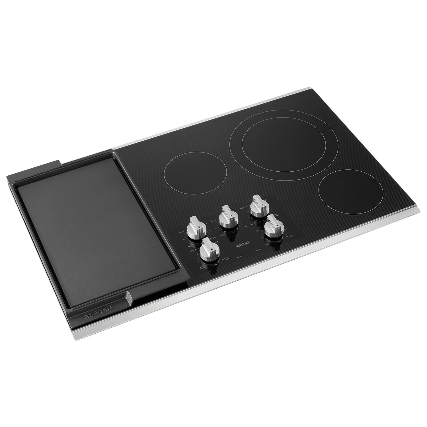 Maytag 36" 5-Element Electric Cooktop - Stainless Steel