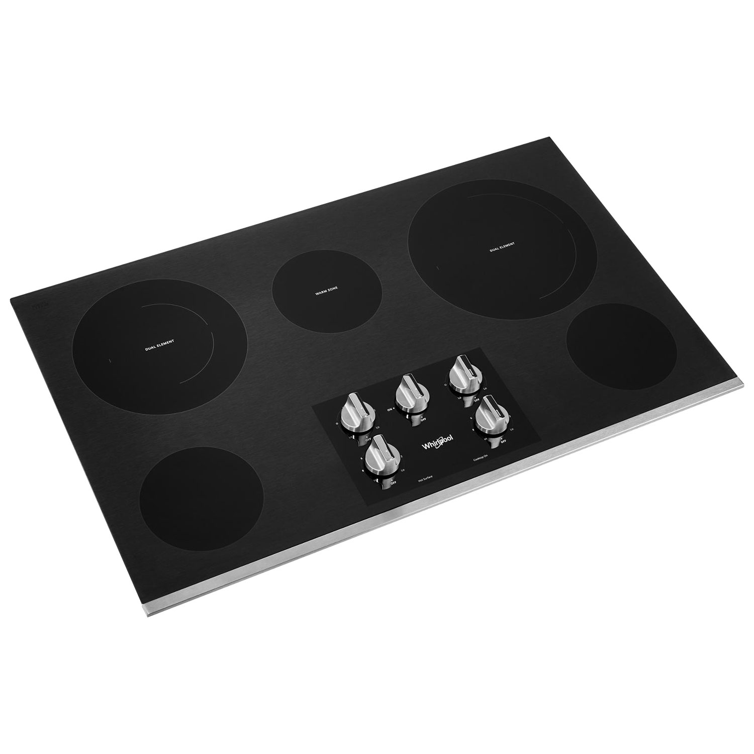 Whirlpool 36" 5-Element Electric Cooktop - Stainless Steel