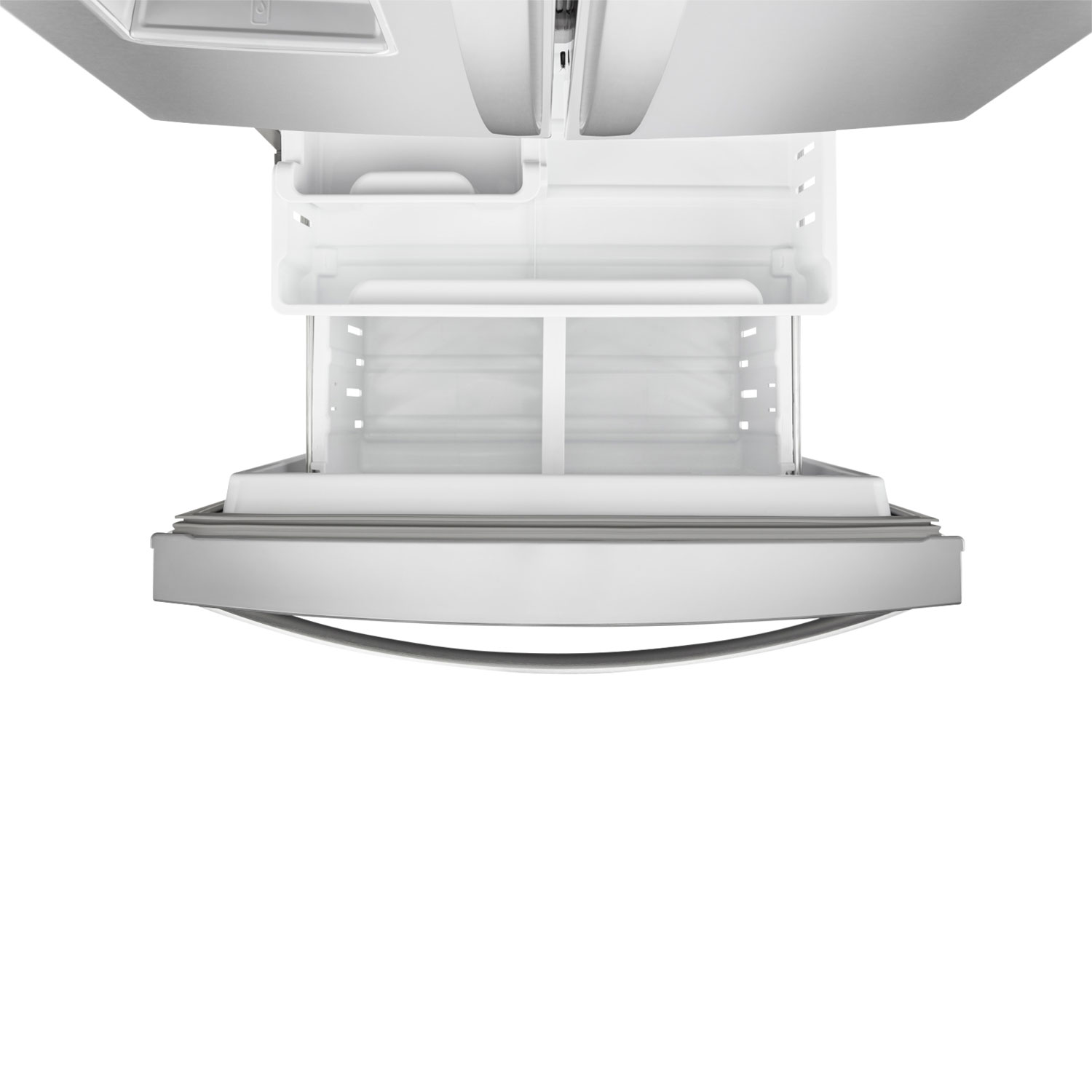 Réfrigérateur à deux portes 19,7 pi³ 30 po avec distributeur d'eau de Whirlpool - Inox