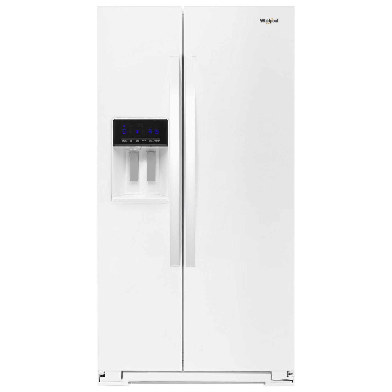 Whirlpool 36" 20.6 Cu. Ft. Counter-Depth Side-By-Side Refrigerator w/ Ice Dispenser (WRS571CIHW) - White