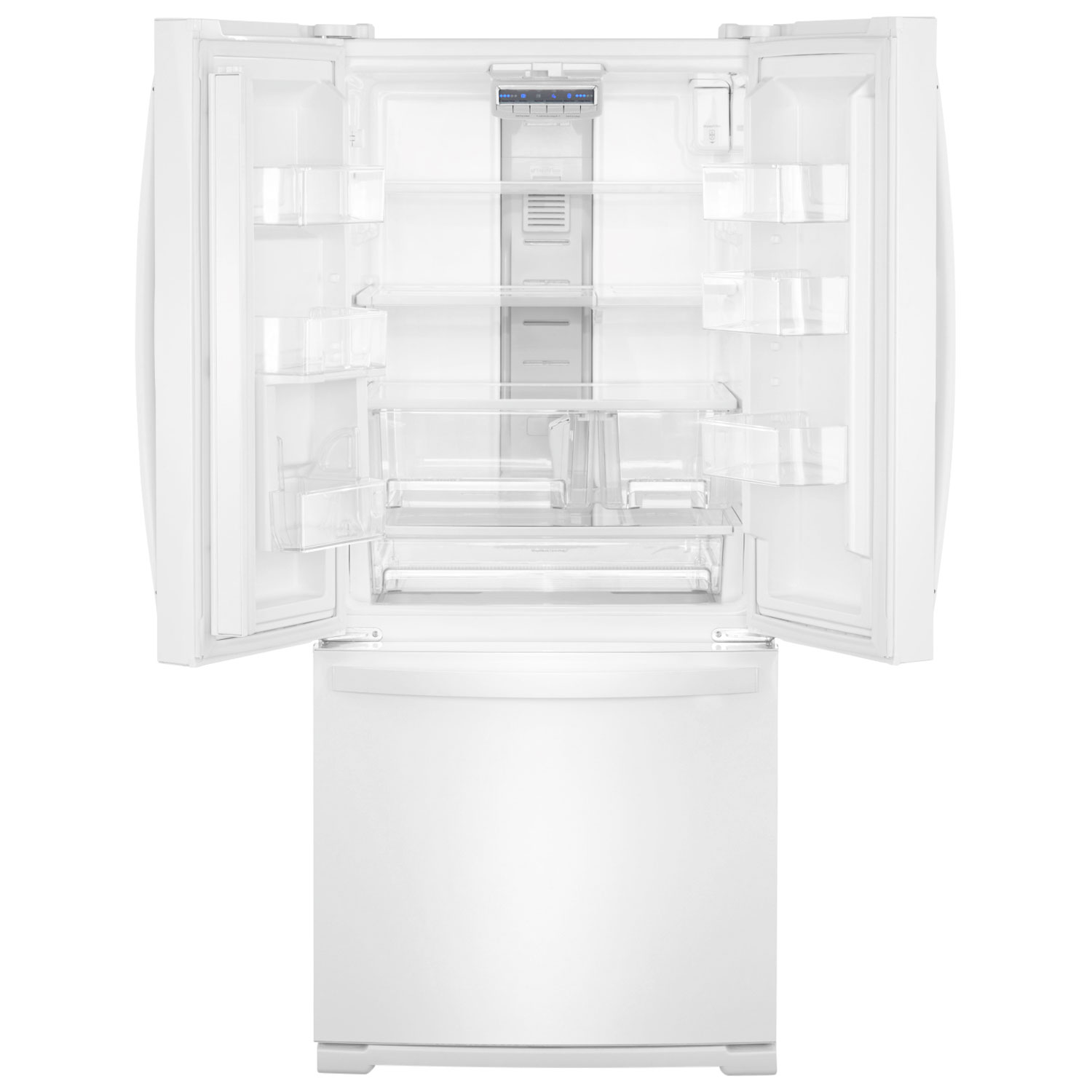 Whirlpool 30" 19.7 Cu. Ft. French Door Refrigerator - White