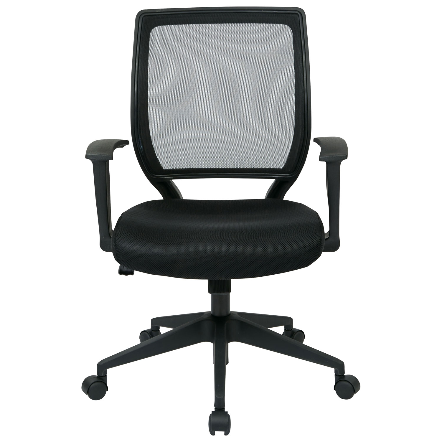 Fauteuil de bureau en nylon EM de Work Smart - Noir