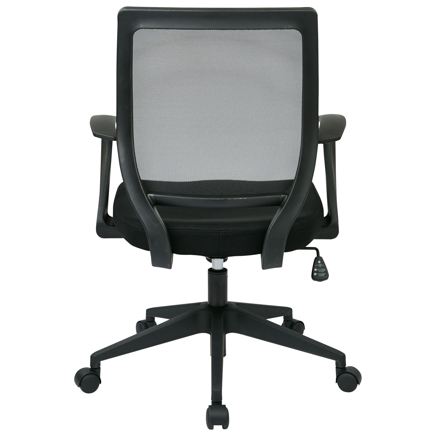 Fauteuil de bureau en nylon EM de Work Smart - Noir